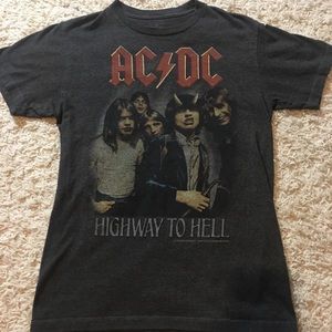 ACDC Highway To Hell 2010 T-Shirt Black/Gray Adult Size Medium Official Licensed